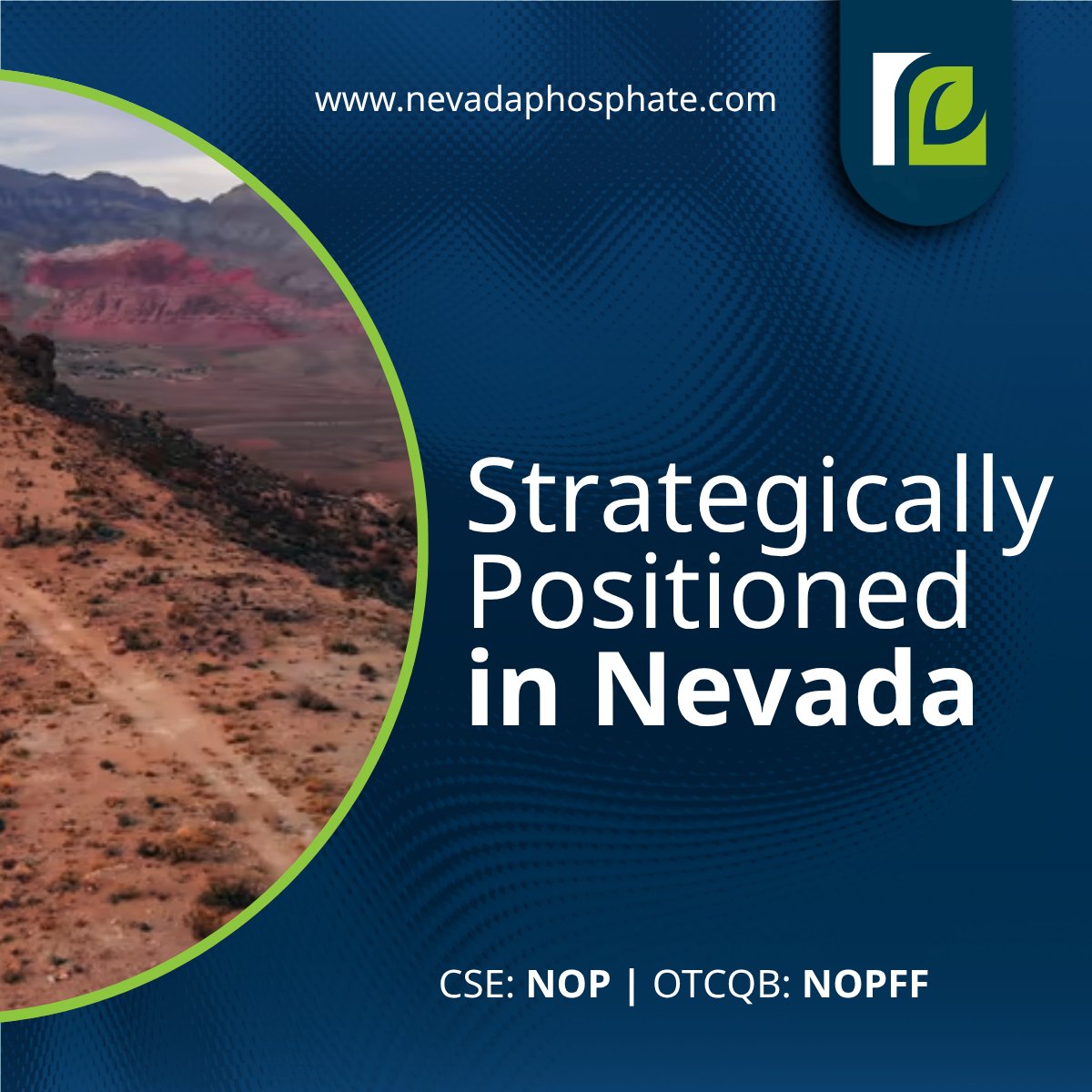 NVOrganicPhos's tweet photo. Nevada offers one of the premier mining jurisdictions in North America, and our Murdock Mountain Project is strategically positioned near existing road and rail infrastructure to support efficient phosphate transportation.

As demand for sustainable agricultural inputs continues to grow, we believe location and accessibility will play an important role in building a long term domestic phosphate supply chain.

Discover the Murdock Mountain Project: https://t.co/cc8Bfjpgti

$NOP.CN $NOPFF