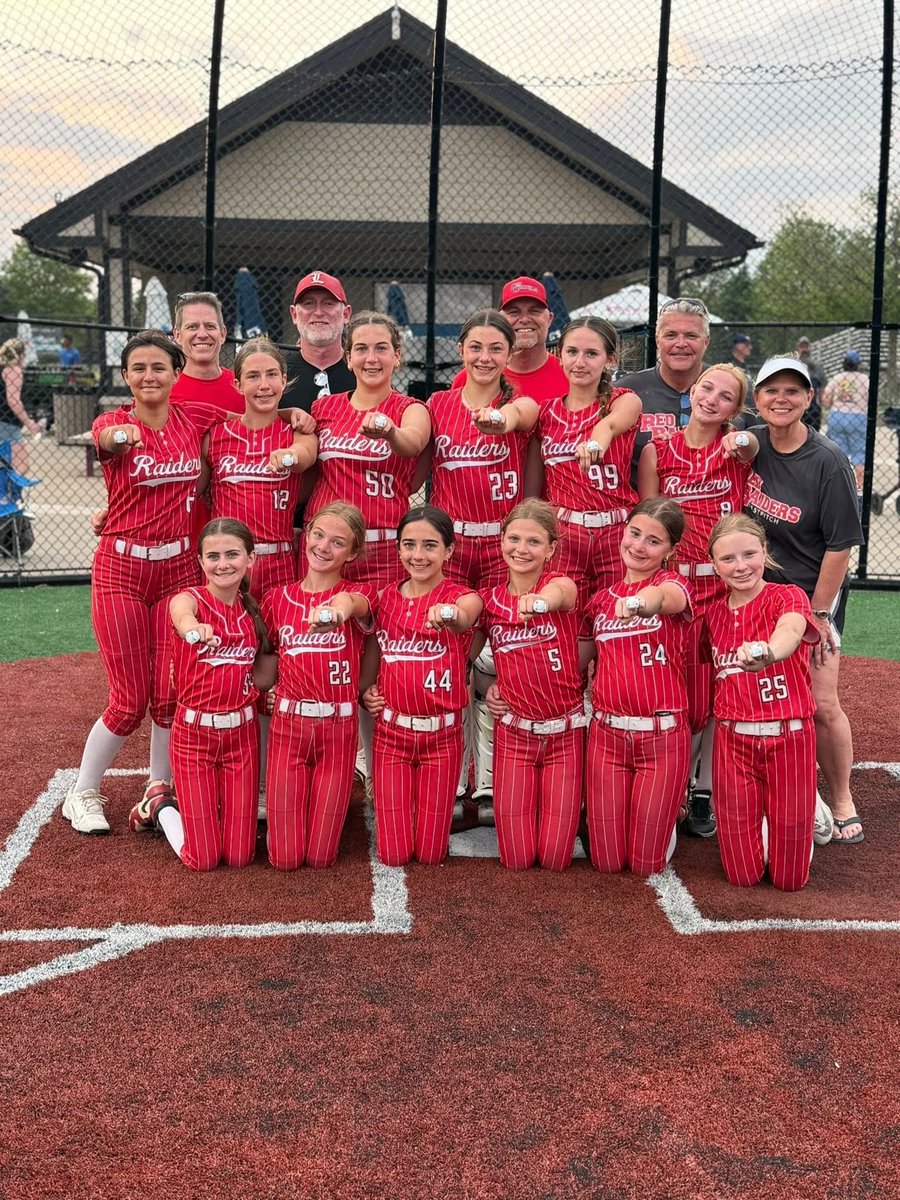 RedRaidersFP's tweet photo. We had a few teams take home some hardware this weekend!! 12u Red Raiders O’Connor &amp; 13/14u Red Raiders SR! #12usoftball #13usoftball #14usoftball  #huntleyil https://t.co/ro4igTKy6R