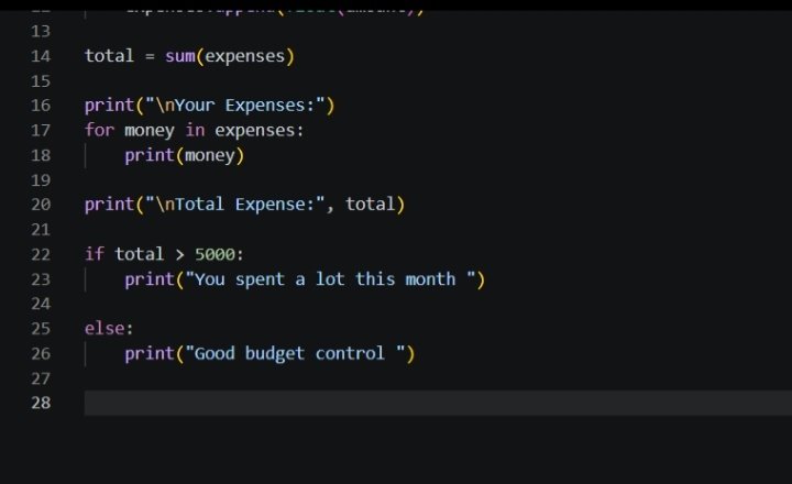 iamAshokbj's tweet photo. Day 51 of my coding journey 🚀

Built a simple Expense Tracker 💰
Practiced loops, lists, user input &amp; budget analysis in Python.

#100DaysOfCode #Python https://t.co/B7JGNR3UOR