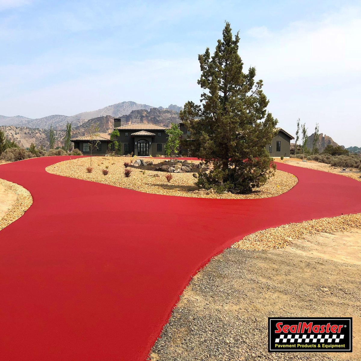 SealMasterNet's tweet photo. From eye-catching residential driveways to vibrant municipal and commercial spaces, ColorPave helps contractors offer high-value decorative pavement solutions that stand out.

Property owners and municipalities can enhance visibility, improve aesthetics and create a lasting impression with bold, durable color pavement coatings.

Discover how ColorPave can help grow your business and transform pavement surfaces with SealMaster.