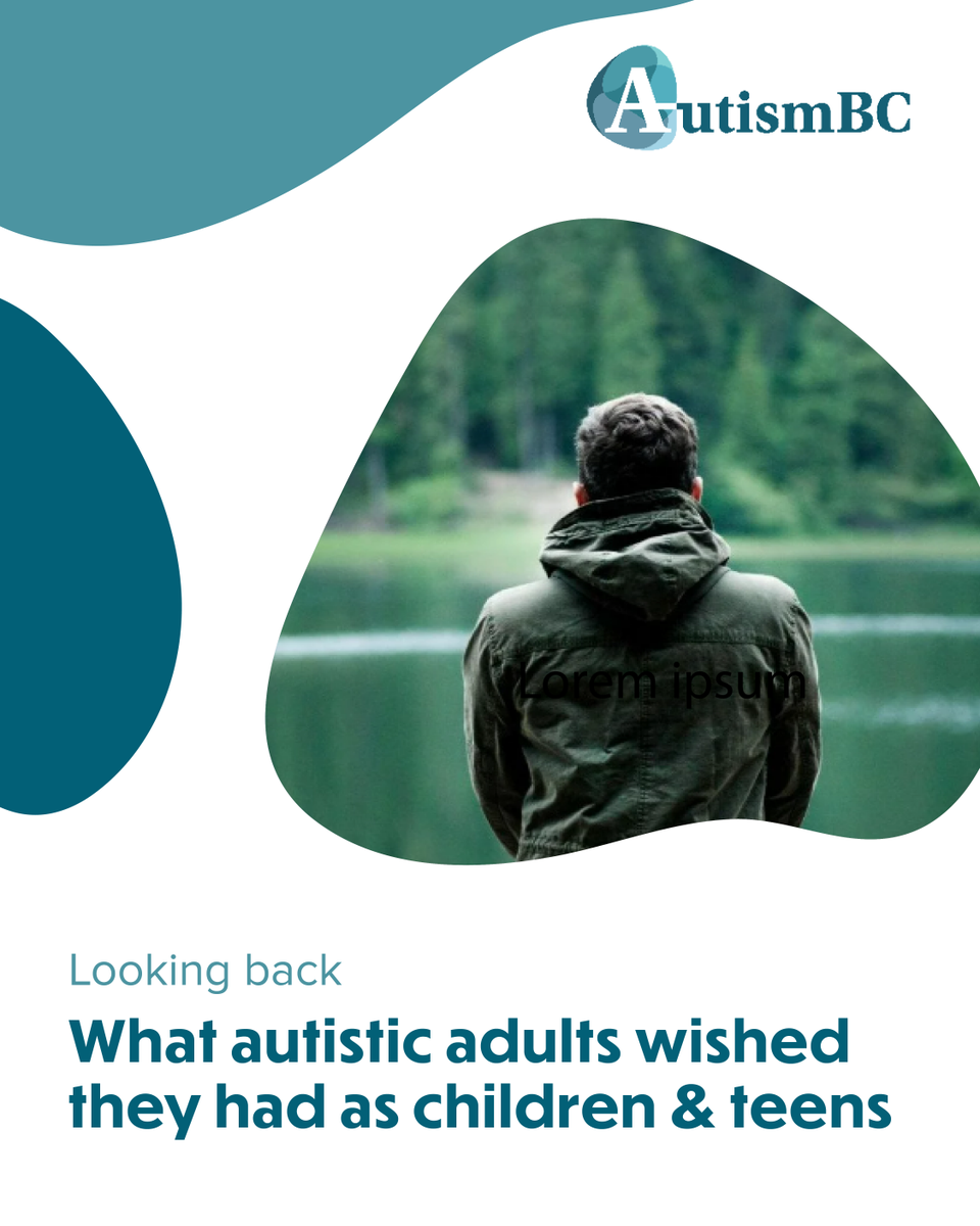 autismbc's tweet photo. What do autistic adults wish they had known or had access to during their childhood and teenage years? Get a glimpse into the past and discover valuable insights from people in our community who have been there. 

https://t.co/lRleZsaEWk https://t.co/gPTlj4MYLk