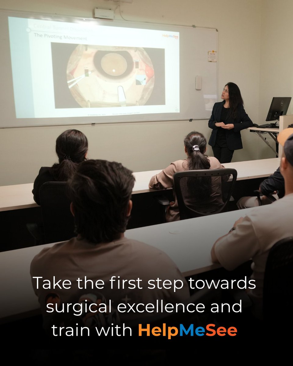 HelpMeSee's tweet photo. The HelpMeSee Simulation-based Training Program combines advanced technology, an instructor-led curriculum, and comprehensive resources to elevate your #MSICS surgical skills.

Take the first step toward surgical excellence. https://t.co/SVukeWFqzx

#surgicaltraining https://t.co/9ipweZA2sm
