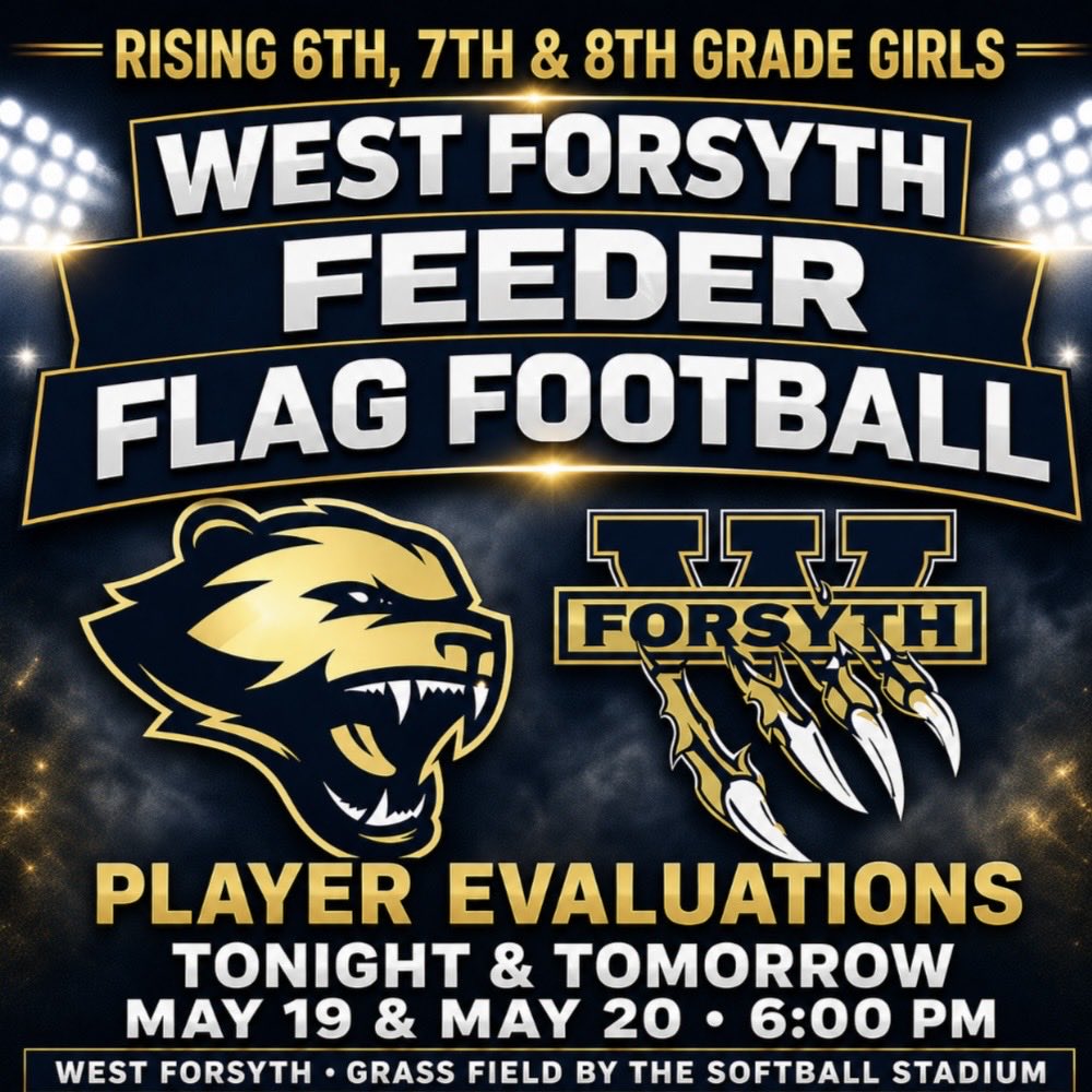 West Forsyth Flag Football Feeder (6th, 7th, 8th) tweet media