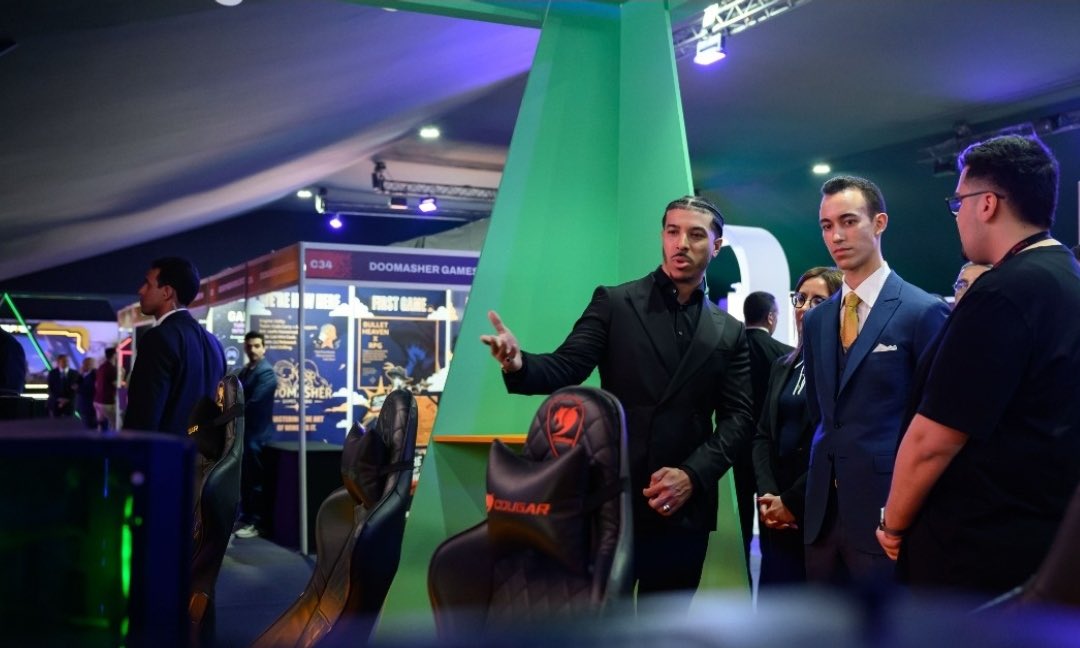 FaridaLoudaya's tweet photo. Su Alteza Real el Príncipe Heredero Moulay El Hassan inauguró, hoy, en Rabat, la 3.ª edición del Morocco Gaming Expo, organizada del 20 al 24 de mayo, bajo el Alto Patrocinio de Su Majestad el Rey Mohammed VI. https://t.co/dOBnqA3AZg