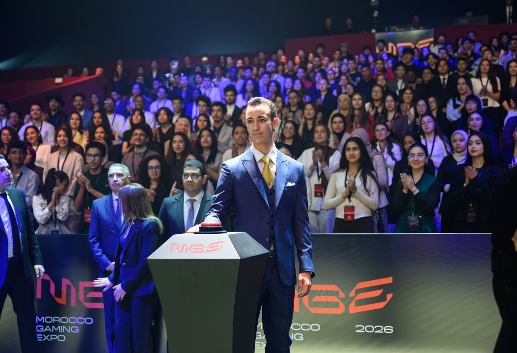 FaridaLoudaya's tweet photo. Su Alteza Real el Príncipe Heredero Moulay El Hassan inauguró, hoy, en Rabat, la 3.ª edición del Morocco Gaming Expo, organizada del 20 al 24 de mayo, bajo el Alto Patrocinio de Su Majestad el Rey Mohammed VI. https://t.co/dOBnqA3AZg