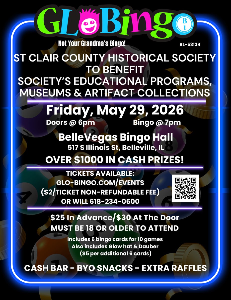 STCCHS's tweet photo. It’s fun! It’s crazy! It’s back!

GLO-BINGO!

Get tickets here: https://t.co/qsyZPw8Lrp

Don’t miss out on this wild night of Bingo to support our mission.

Gather your friends and take a chance at over $1,000 in cash &amp; prizes!

See the flier for all of the details. https://t.co/zk5WHiJ1yo