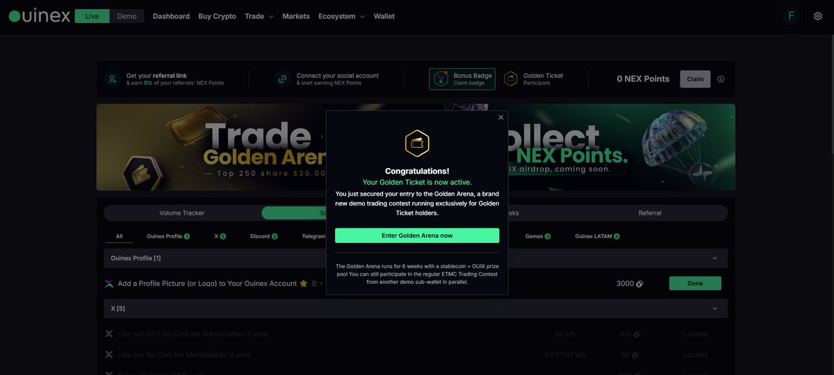 LunaDACrypto's tweet photo. @mahfuzxallum @Ouinex Interesting seeing exchanges move toward full market ecosystems instead of staying crypto only.

Feels like the industry is evolving past single-asset platforms now. https://t.co/PuUmkHaOHW