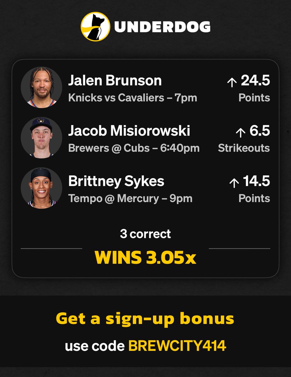 BrewCityKyle's tweet photo. https://t.co/YdckvmpETD #GamblingX https://t.co/p4udyhQ7xo