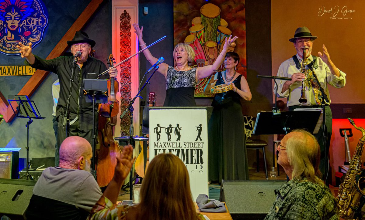 joyofklez's tweet photo. 📷
Tomorrow May 20th, join us in Niles for "Klezmer Night"with Maxwell Street Klezmer Band, 7:00 PM - 9:00 PM at Sabor a Café, 6873 N. Milwaukee Ave. in Niles. No cover. Reservations: (773) 300-6069. Each show has fresh repertoire and guest musicians. ​​#klezmermusic #klezmer https://t.co/KXJ3mhsXiW