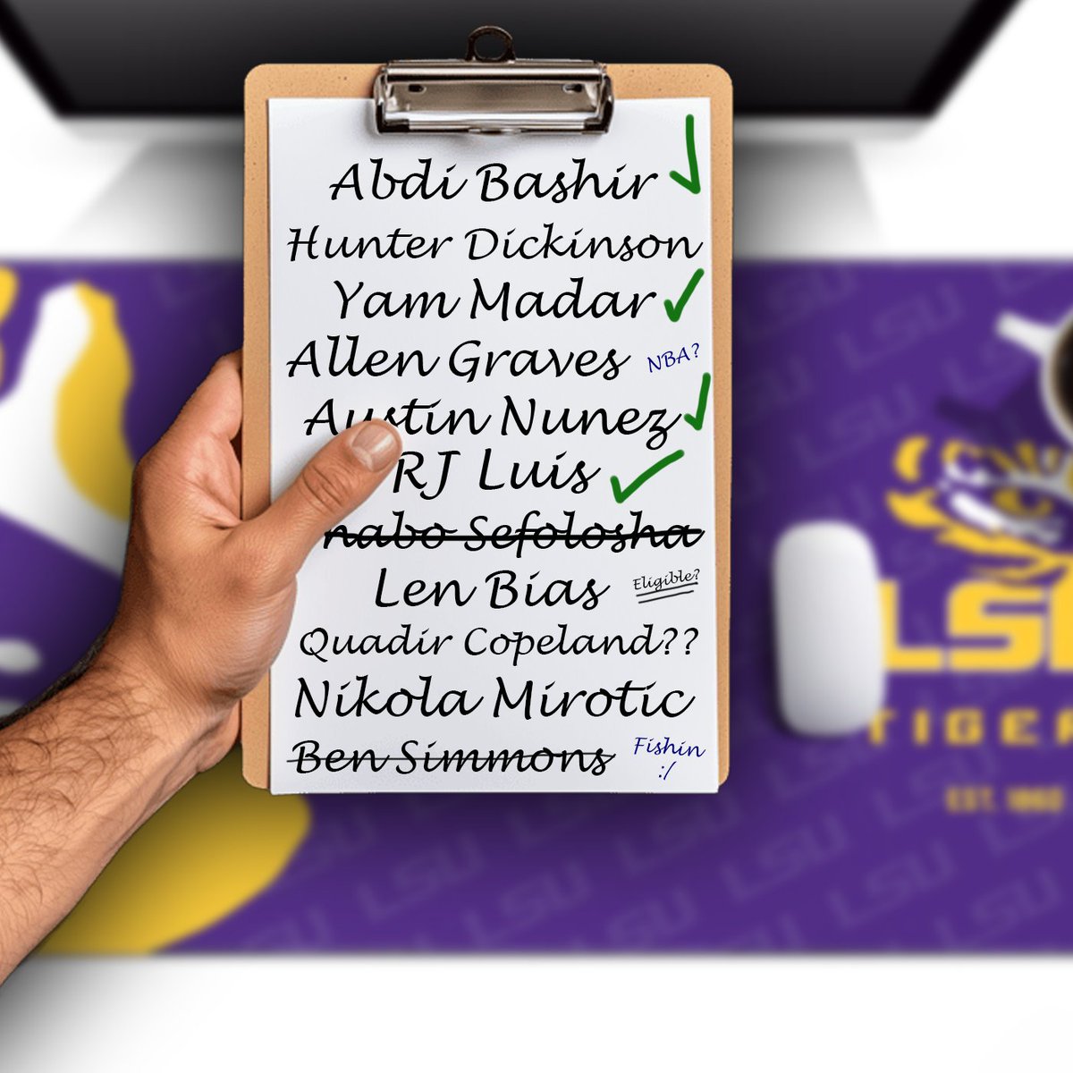 NCAABuzzerBters's tweet photo. Will Wade's transfer portal strategy https://t.co/oYG5yjguJq