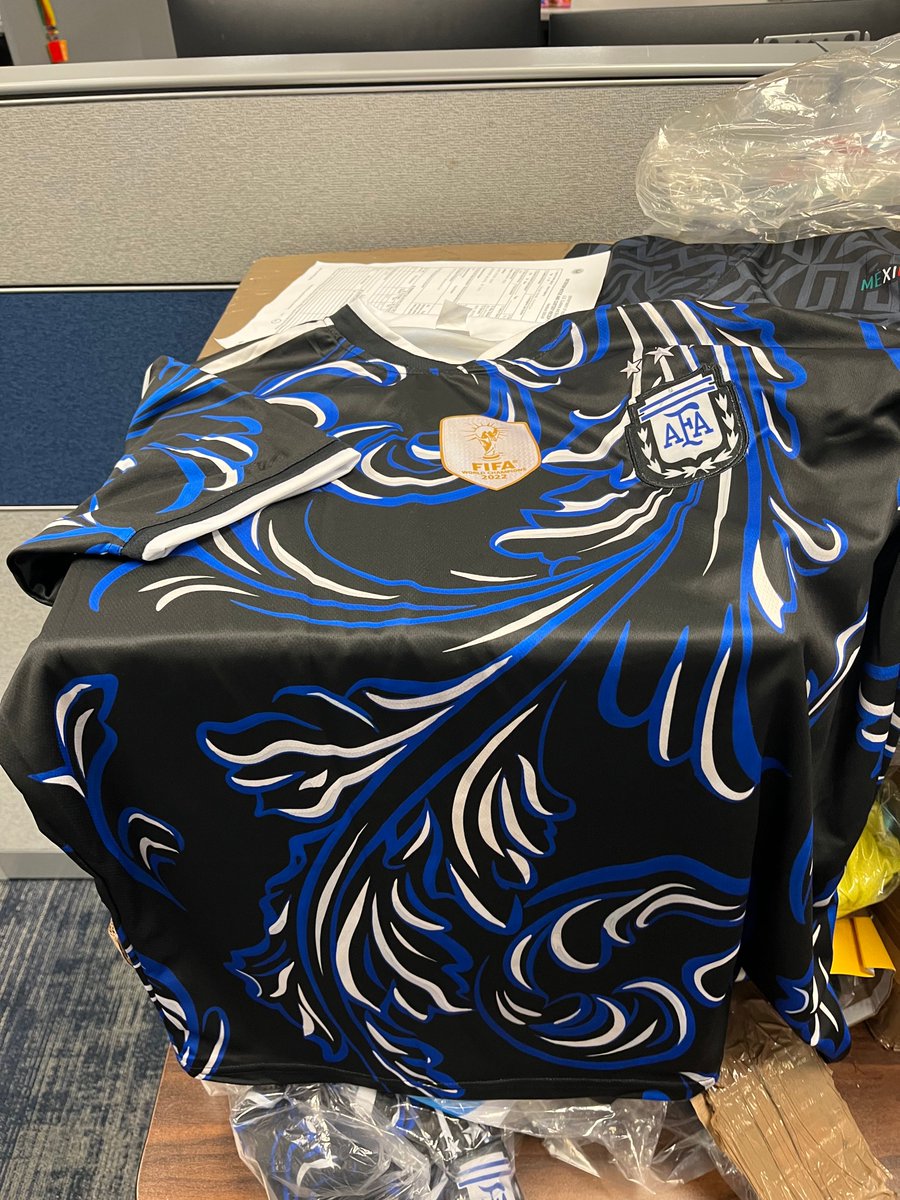 CBPTradeGov's tweet photo. The #FIFAWorldCup is almost here, but @CBP is stopping fake sports merch all year long!

CBP is doing our part to seize counterfeit sports gear at the border, but you can help too. Only shop from trusted retailers and look for official logos before you buy. Don’t let counterfeits ruin your game day celebration!

#CBPxFIFA2026 - protecting the fans, securing the game.

Learn more: https://t.co/qKCqPdjiEv