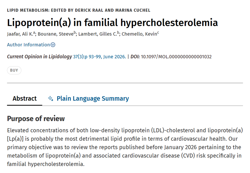 sociedadSEEN's tweet photo. Lipoprotein(a) in familial hypercholesterolemia
*Se recomienda encarecidamente medir sistemáticamente la Lp(a) en pacientes con hipercolesterolemia familiar. Estos pacientes deben ser tratados con estatinas en dosis altas, cuando sea necesario, en combinación con un IPCSK9 para alcanzar los objetivos terapéuticos de LDL
https://t.co/AEej6hCAKf
@LipidoSEEN