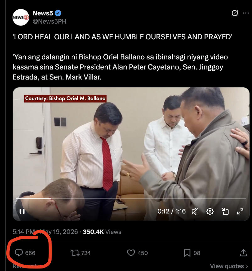 OnHiatusGirl's tweet photo. @News5PH devil talaga ang mga puta https://t.co/CWUZJtXOPs