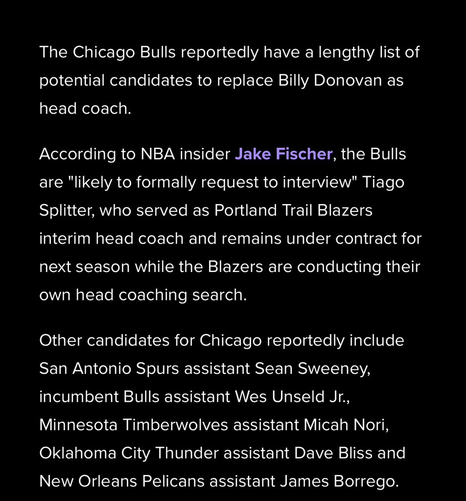 3PointStansPod's tweet photo. Per Doric Sam of #BLEACHERREPORT @JakeLFischer named a few coaches who’ve been discussed as possible coaching candidates & some favorites of mine who I feel would help kick off the #BULLS rebuild & the start of with an amazing offseason! 

(BR Article Credit @doricsam83) 
https://t.co/nR4EyMoJb7

#LFG 
#SEERED