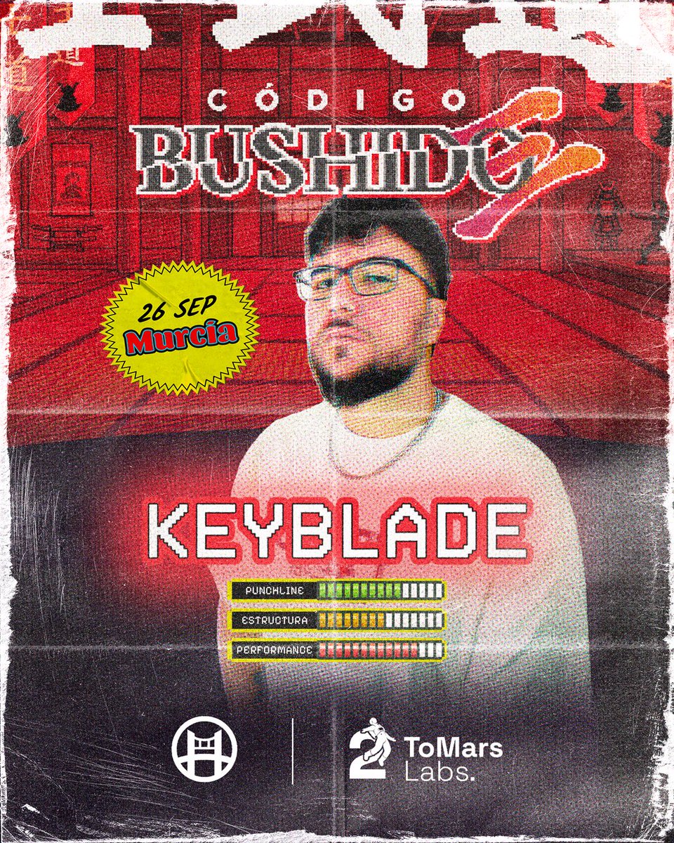 codigo__bushido's tweet photo. Keyblade... Conoce bien el game.

Código Bushido 3. Murcia. 26 de septiembre. https://t.co/kXN7eKdx4E