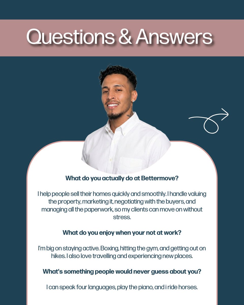 BettermoveAgent's tweet photo. Meet Jay... 

Our newest property consultant, bringing a wealth of sales experience to the team. He is ready to guide you through your property journey. 🏡  

Stay tuned for expert tips and insights from Jay! https://t.co/JujyfcIWqh