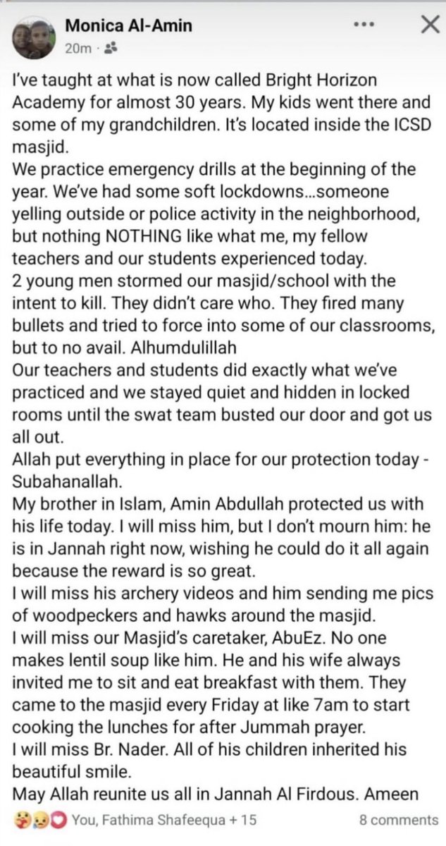 rahvsid's tweet photo. From my best friends mother. May Allah grant all of those who passed the highest level of jannah and grant those who suffered traumatically - ease and patience. This Dunya is so cruel. https://t.co/1VQZbK2Bub