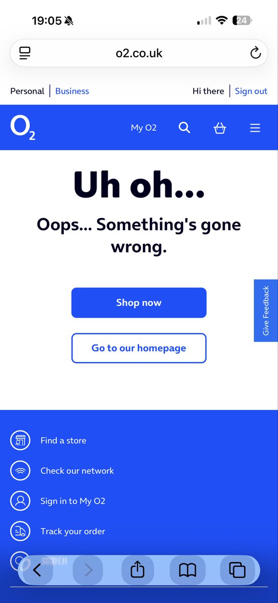 hstagg_'s tweet photo. @O2 Still getting this every time, tried a different device too… https://t.co/DLYKWIG2x8