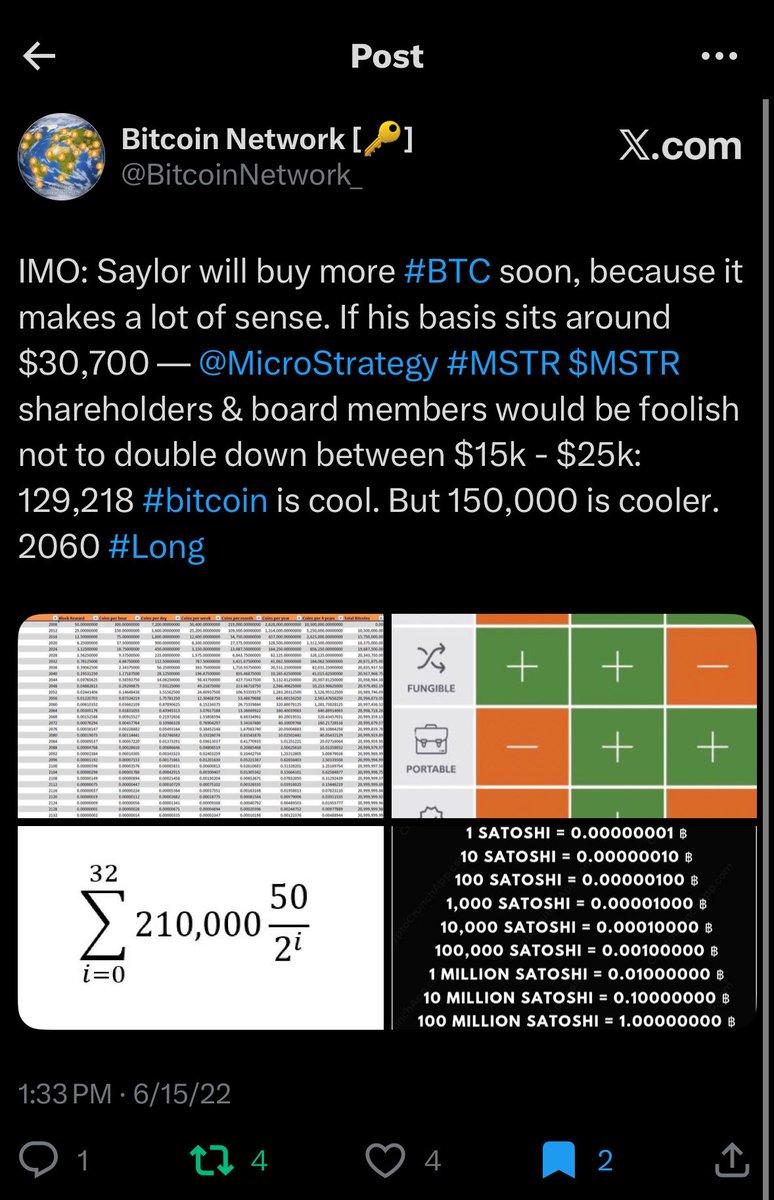 BitcoinNetwork_'s tweet photo. Same: Always early, seldom wrong.

129,218 $BTC >>> the double down which doubled down 🤣 &amp; decided to double down again. #Bitcoin Network

Are you 2060 long…? $MSTR $STRC 

https://t.co/DvhgBdrLvh https://t.co/FiW3aMhAKa