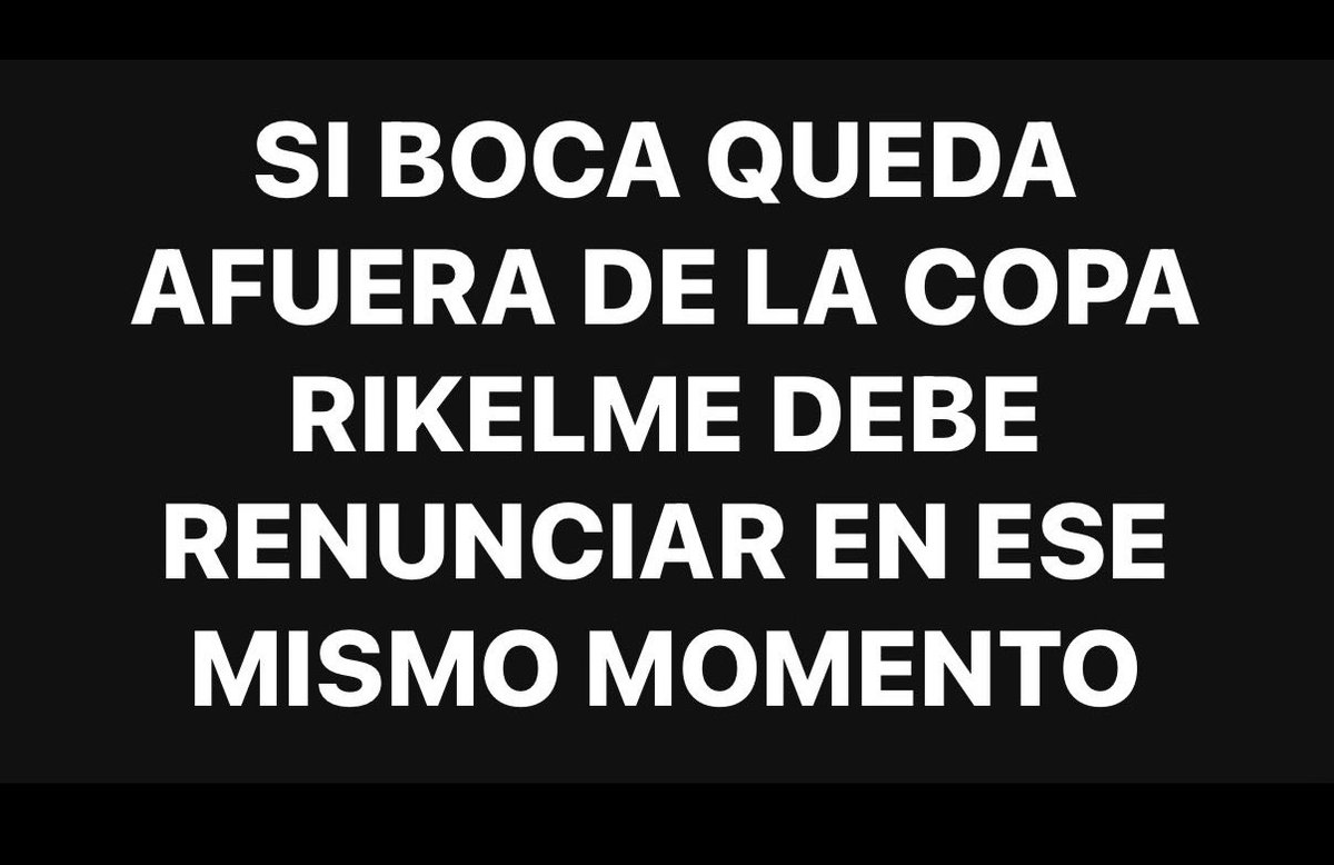 EL UNICO GRANDE💙💛💙ANDATE RIKELME!! tweet media