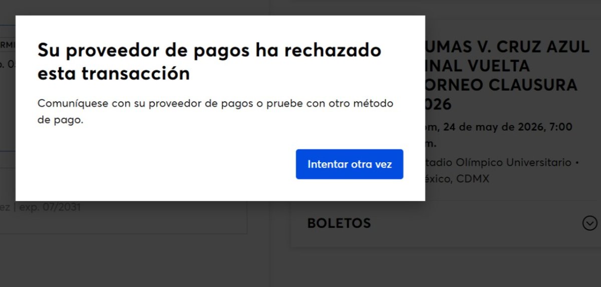 vickfp_'s tweet photo. @BancaMifel Inaceptable lo de su preventa. Si sabían que habría alta demanda, debieron tener su plataforma preparada. El sistema falla justo al pagar. Pésima ejecución, pésima experiencia y cero capacidad de respuesta. https://t.co/EctQ6JeICr