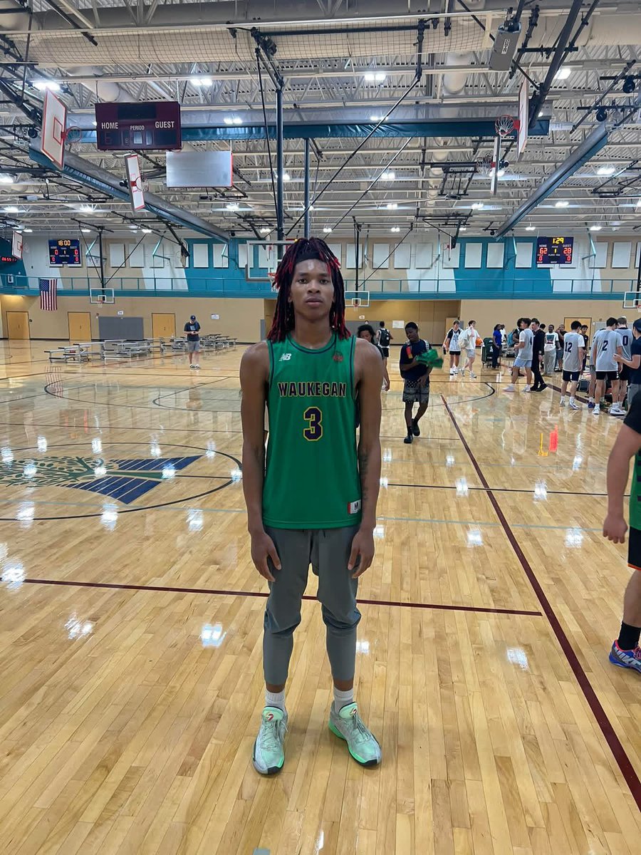 BigTimRevue's tweet photo. Class of 2026 6’7” wing @therealrico2007 of @WaukBB is off the board. Commits to Cloud County Community College (JUCO) (KS). Congrats young fella. @renegade_club https://t.co/ME61gDv76E