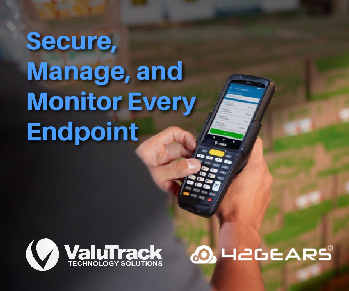 ValuTrack's tweet photo. Secure, manage, and monitor every endpoint with confidence—powered by Zero Trust and @42gears Mobile Device Management.

Simplify deployment, strengthen security, and streamline the full device lifecycle—from setup to retirement.

👉 Learn more: https://t.co/drDOVRhsCw

📞 Talk to a ValuTrack specialist: https://t.co/RoKbKpP6Jz