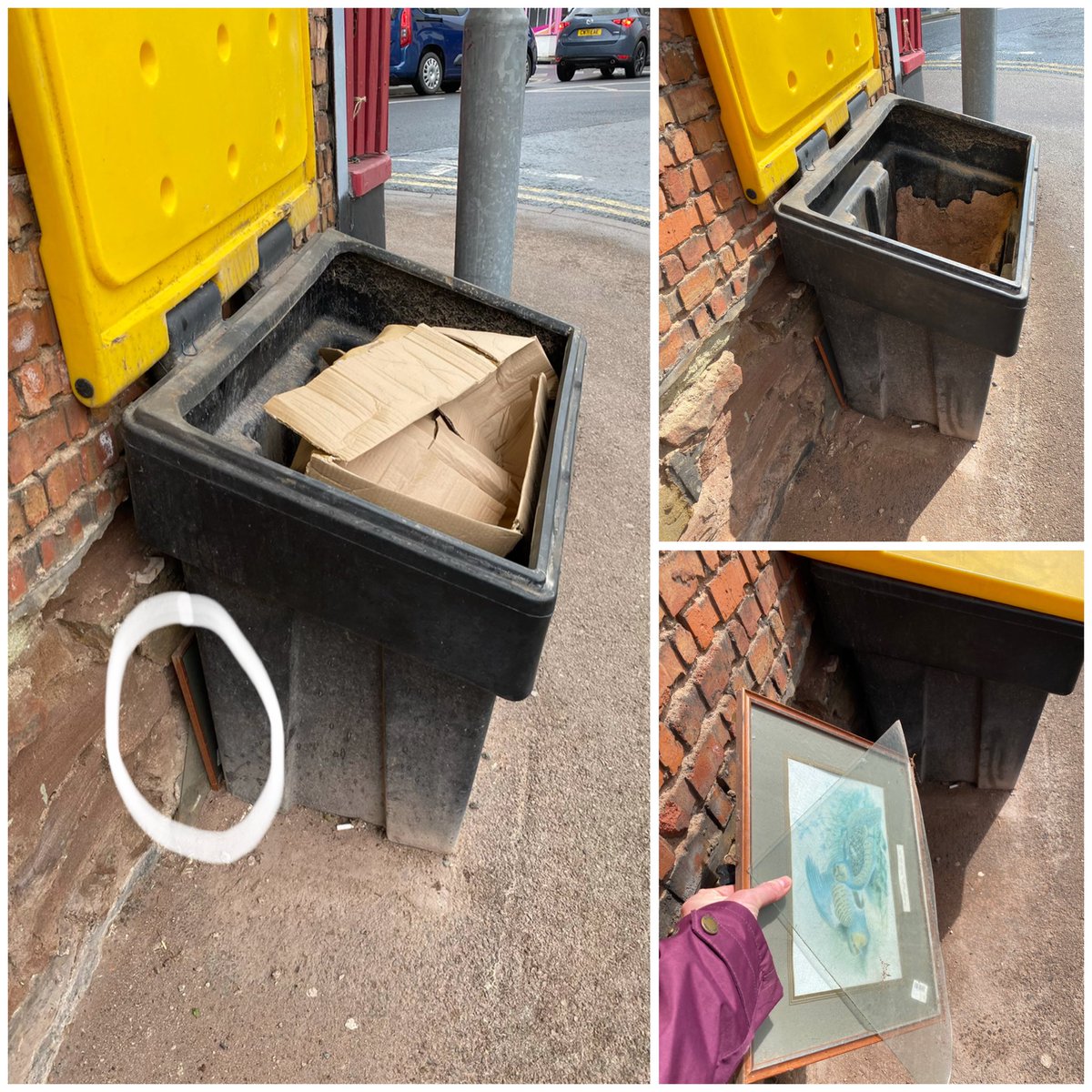 sabrown134's tweet photo. 19th May - not much litter on our morning #sniffari @pawsonplastic 🐾 or on my other walks today 👍🏻🤞🏻 but I had received an email saying this #GritBin #Flytip had been removed (that I reported twice via @fixmystreet) so I went to confirm… pleased to see the #Flytip had been ⬇️ https://t.co/ntVy9FmWNg
