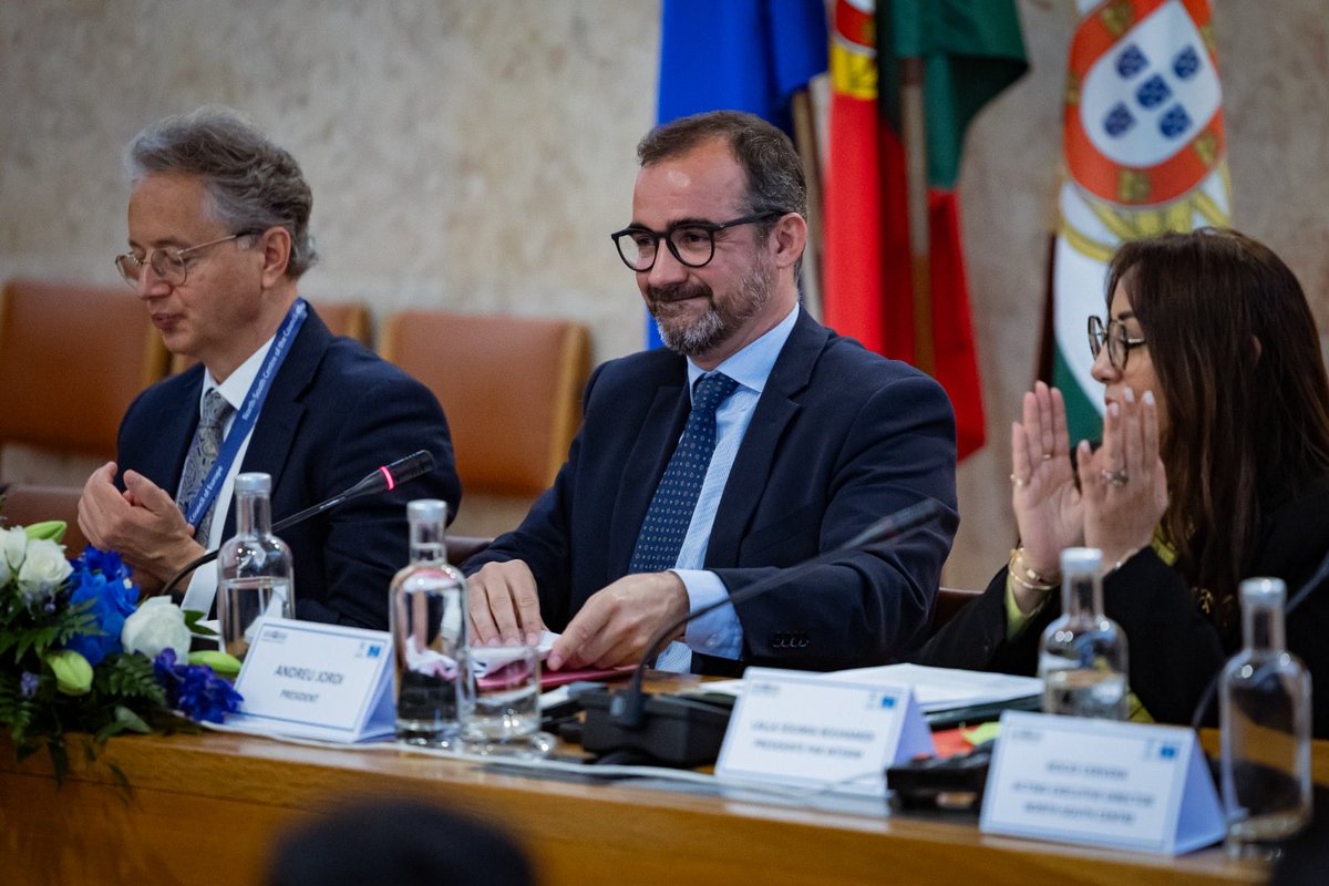 AndorraCoe's tweet photo. Avui, l’Ambaixador Andreu Jordi, ha estat elegit nou president del Centre Nord/Sud, a Lisboa. Assumeix amb entusiasme aquest nou repte en defensa dels valors universals del Consell d’Europa. https://t.co/gXxPVWjqTA