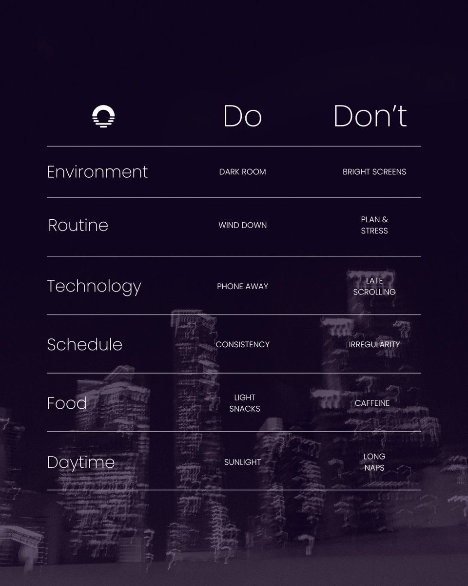 OzloSleep's tweet photo. Good sleep habits are less about perfection and more about patterns.

Little choices, repeated nightly, become the difference between surviving and actually resting. https://t.co/BX3be7uRXq