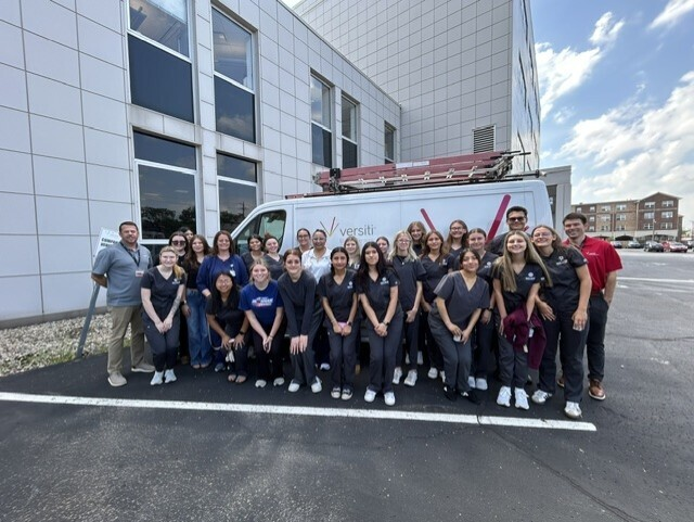 BlueRiverCP's tweet photo. In preparation of our upcoming blood drive, the Health Science classes toured Versiti and learned about the process to operate a drive at our school. We are still accepting appointments and walk-ins are welcomed. Stop by Thursday and make a donation! https://t.co/2z7wgna6kA