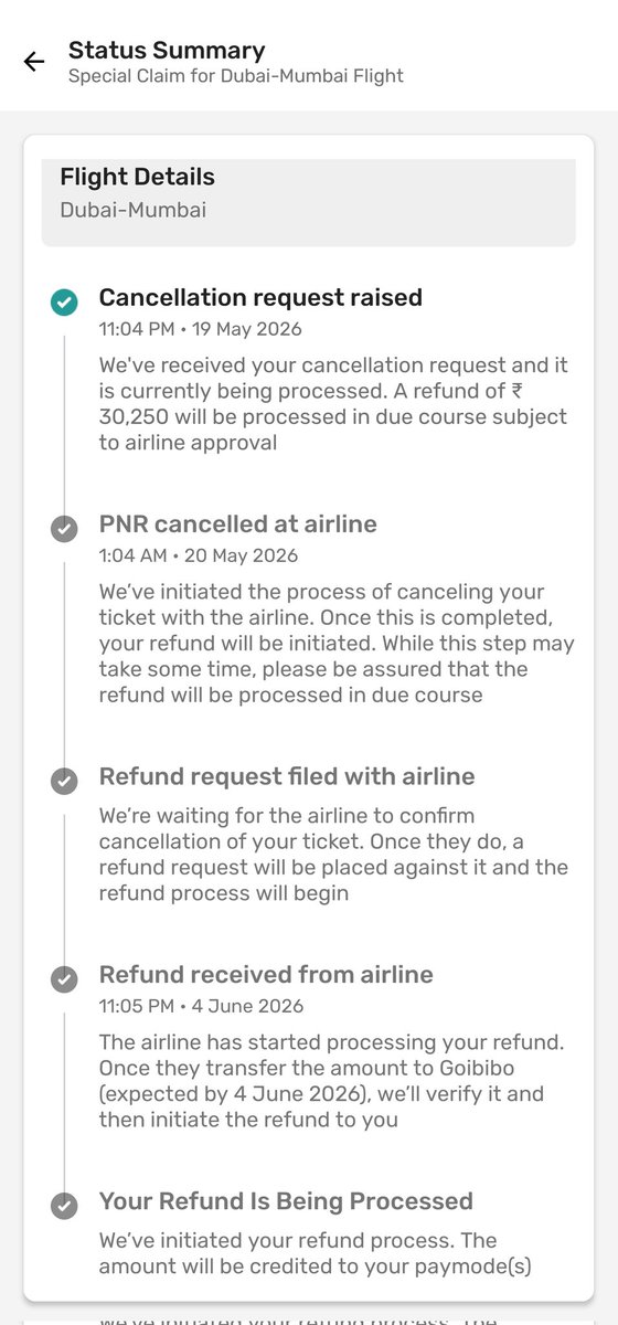 hshfp's tweet photo. Now I have raised a refund request and it's showing refund of only 30,250 whereas I have paid 34,850. What happened to remaining 4,600?? https://t.co/ZDjU0dTubU