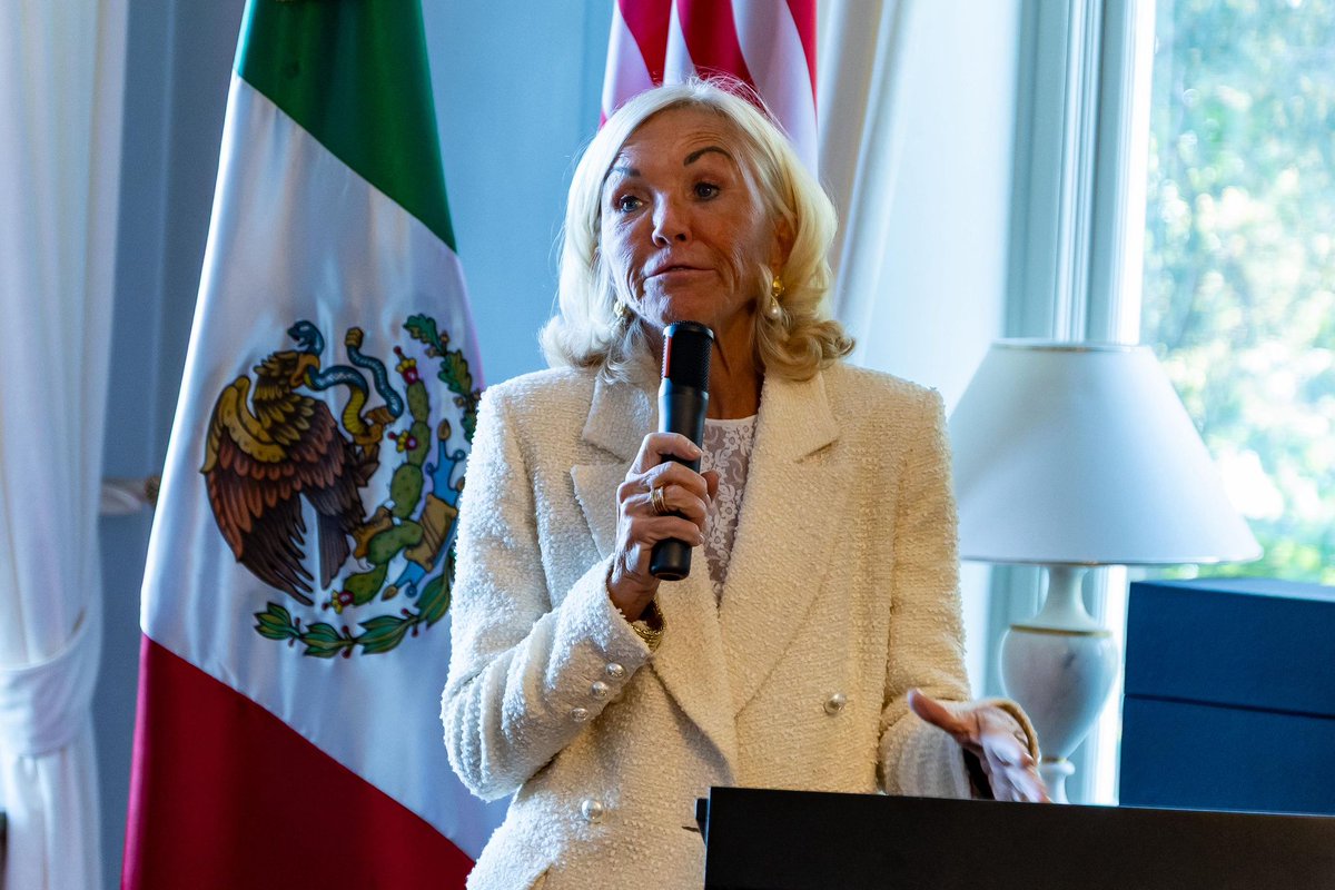 EmbaMexSue's tweet photo. 1/4 ¡La emoción del Mundial 2026 ya se vive en Suecia! Junto con las Embajadas de Canadá y Estados Unidos celebramos en Suecia el camino hacia la Copa Mundial de la FIFA 2026, que nuestros tres países tendrán el honor de organizar.🇲🇽🇨🇦🇺🇸 #CopaMundialMéxico https://t.co/dFgCSRUNjW