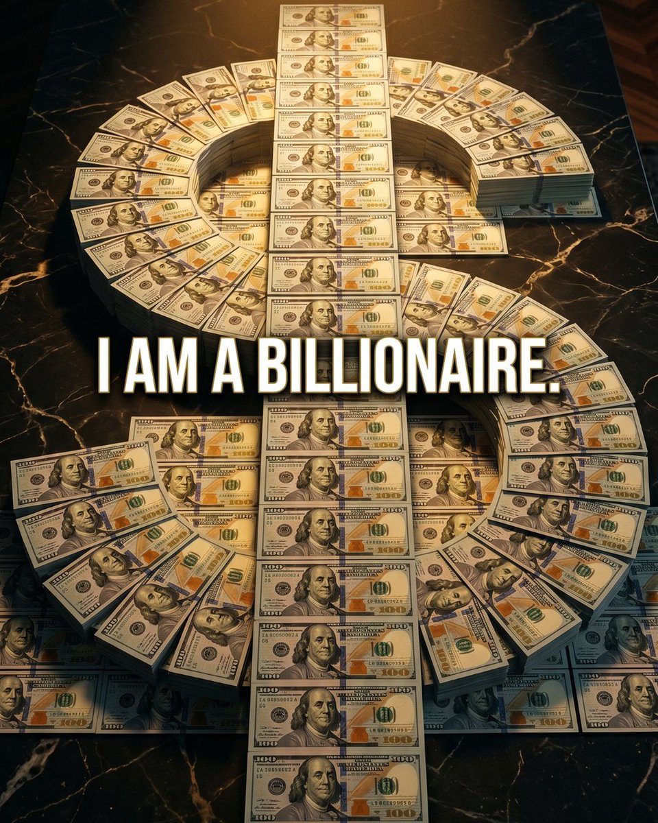 imoneymantra's tweet photo. The word billionaire felt foreign to people who are now billionaires.

They said it anyway. Until it felt like home.

That's where you're headed.

Type I AM A BILLIONAIRE - louder than yesterday. 💰 https://t.co/39IsJPhrHc