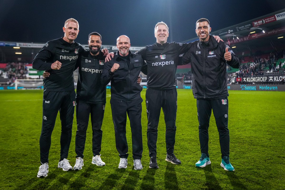 abss1506's tweet photo. To every player, every member of staff, every single fan who packed out the Goffertstadion week after week — Thank you ❤️💚🖤 @necnijmegen https://t.co/FFK8JEdB3Y