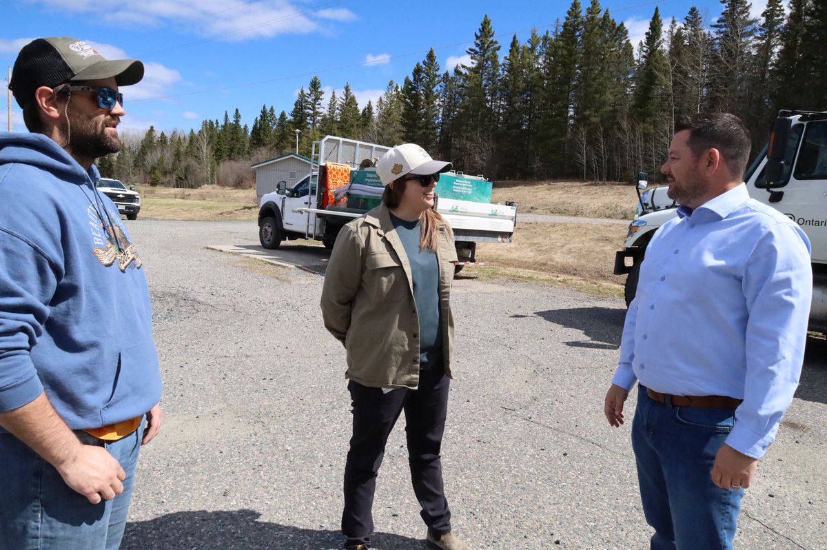 mikeharrisjrpc's tweet photo. Great to visit Hill’s Lake Fish Culture Station in Englehart to see our stocking program and discuss upcoming upgrades.

As part of our $75M investment, Hill’s Lake will be able to raise and release over 530,000 fish each year, including splake and aurora trout. https://t.co/eEkHqapn5Q