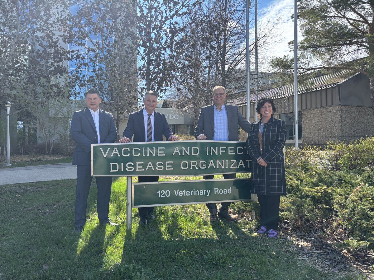 CornwallHeath's tweet photo. The University of Saskatchewan’s Vaccine and Infectious Disease Organization @VIDOInterVac is a global leader in disease research and vaccine development. https://t.co/CXSd7YT3vP
