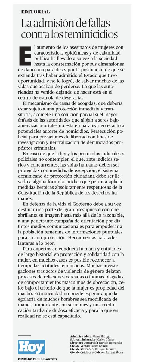 Image for the Tweet beginning: EDITORIALES SOLIDARIOS. Los directores de