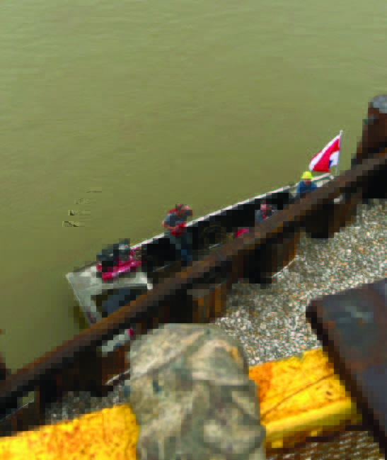 HMICompany's tweet photo. On a Kentucky riverport job, crews hit a rock shelf when driving metal sheet pilings leaving voids along the bottom. They needed to pivot to seal the voids and pumped HMI HF402 foam underground and locked everything in place.

No dragging the job out or ballooning costs. Just solid ground and back to work.

HMI's Hydrofoam is built to:
◼️Fill deep voids
◼️Stabilize soaked ground
◼️Handle tough water-side jobs
◼️Keep projects moving

See how the job got done: https://t.co/DUaP0qg5ZD