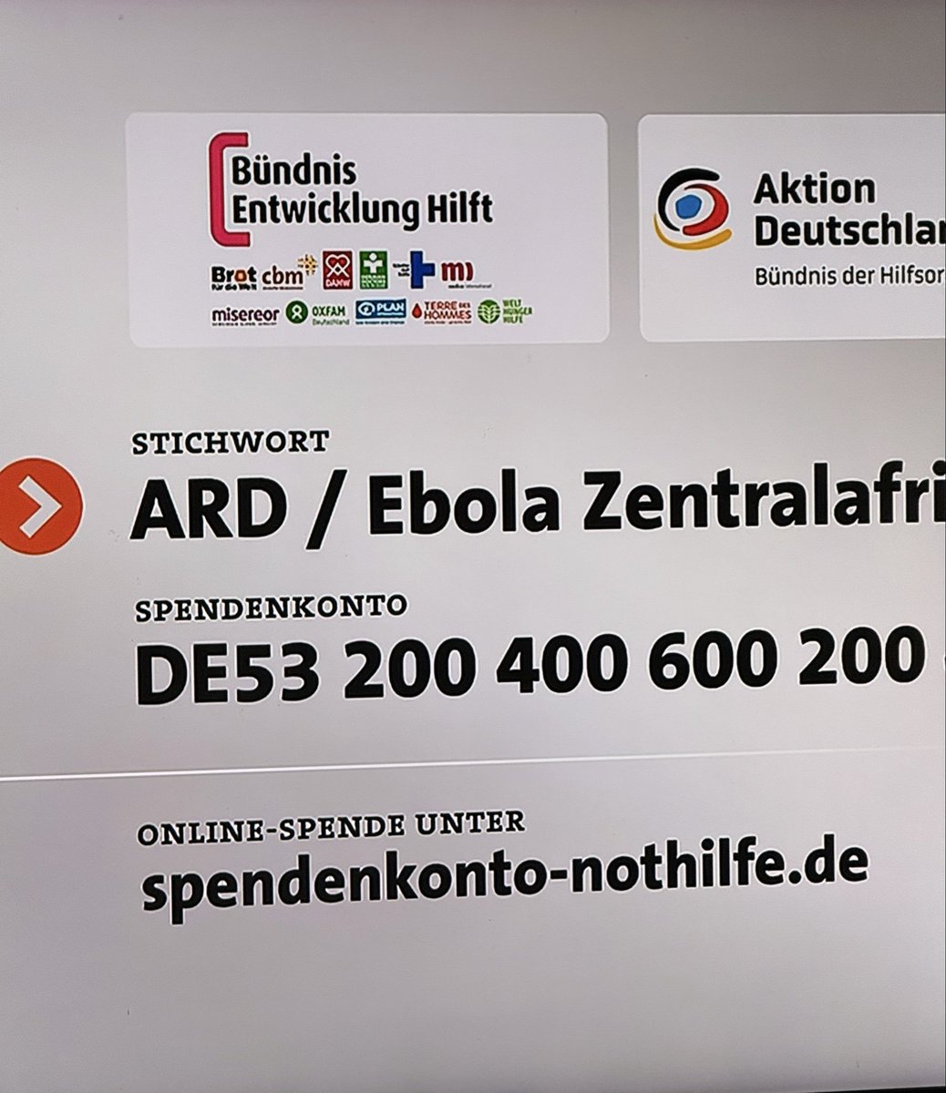 wrongnu58211875's tweet photo. Die Deutschen kriegen in Deutschland nix gebacken, sind aber Weltmeister im Spenden. Tagesschau direkt nach dem Ebola Beitrag https://t.co/rwudnBgIE2