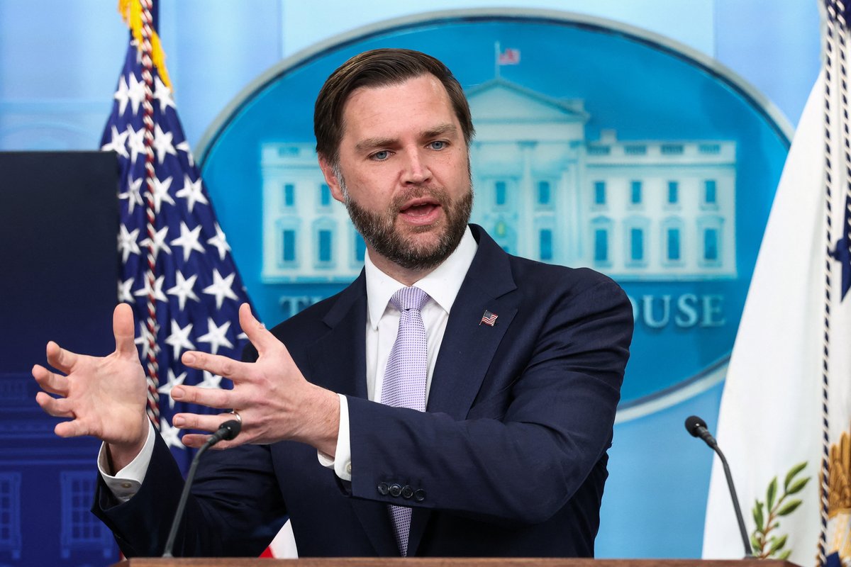 OSVNews's tweet photo. @VP JD Vance on the upcoming release of Pope Leo XIV's first encyclical, "Magnifica Humanitas", on AI during a press briefing today: "I think when the Pope issues an encyclical on artificial intelligence, it's going to have some influence... I think when the leader of the world's largest Christian denomination speaks on an issue like that, it's certainly going to have some influence, and I'm sure it will contain a lot of insights, some of which I'll probably agree with, some of which I may not, but I think that it's going to be a very, very important document... 

One of the things I always find fascinating about Pope Leo is that he chose the name Leo XIV, which, of course, is recollecting Leo XIII. Leo XIII was the Pope during a period of incredible industrial transformation in the entire world, of course... I think it was interesting that Leo XIV chose that name to maybe apply Christian social teaching in a new era with a new technological innovation, in the same way that the Industrial Revolution was the technological innovation of its time. 

So, I think it'll be fascinating. I'm looking forward to reading it. My guess is it's going to have a lot of influence." @Pontifex #magnificahumanitas #AI