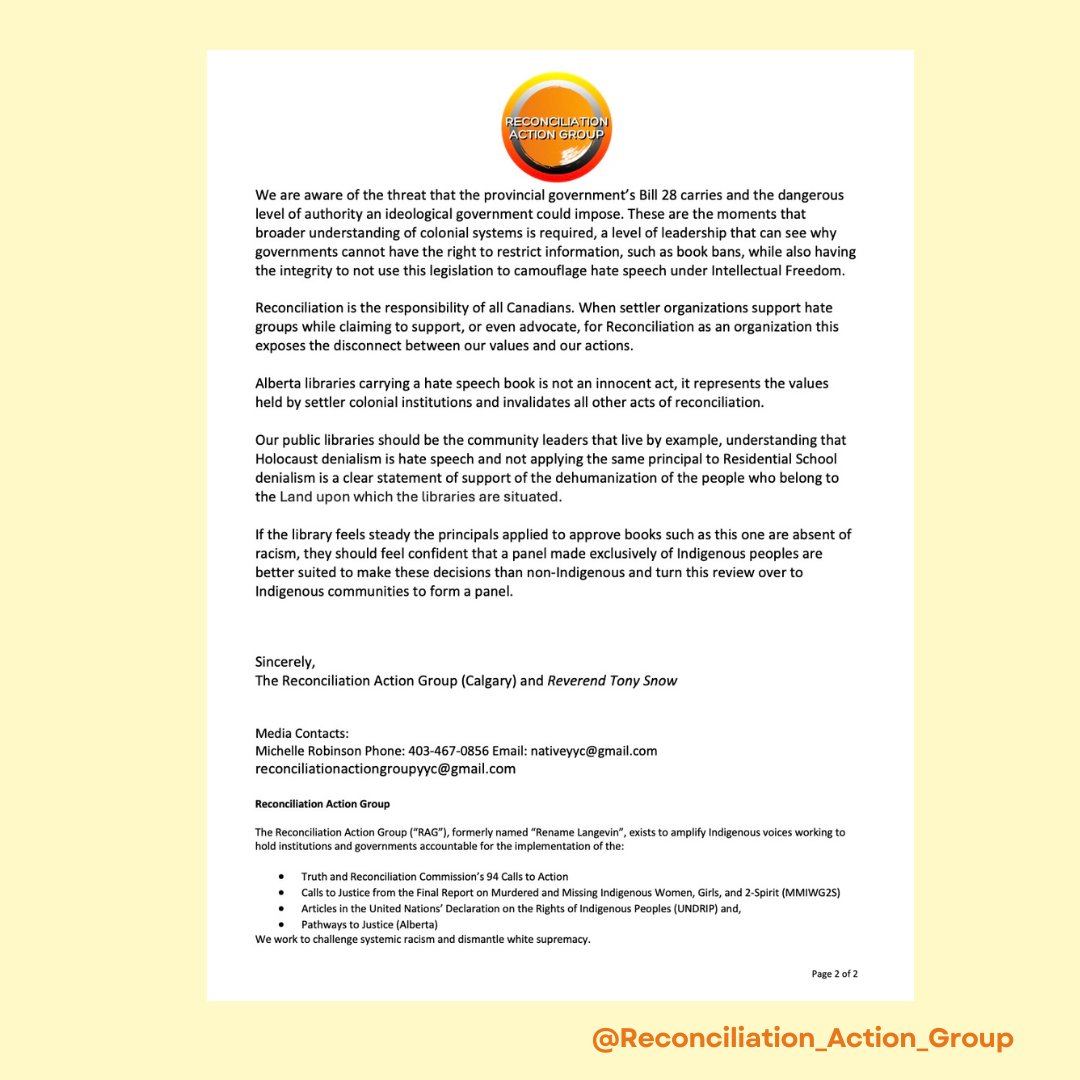 Reconciliation Action Group tweet media