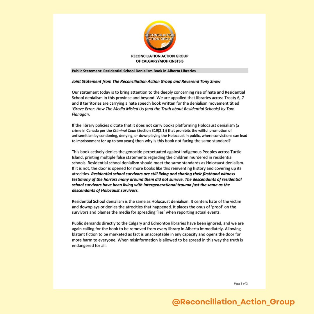 Reconciliation Action Group tweet media