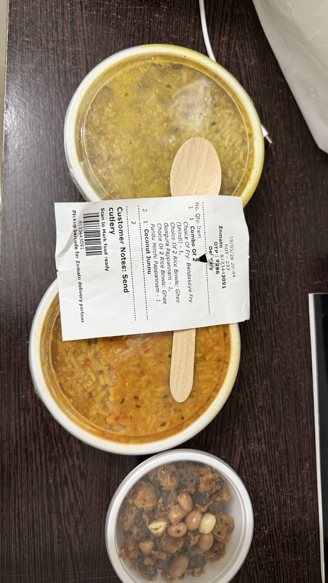ad95667's tweet photo. @zomato tweets apart where’s my complete order? 
Order id : 8133443091
Coconut junnu item is missing, tried calling delivery partner no response, restaurant no response, zomato care doesn’t help. If i don’t get a resolution by EOD tomorrow, will take legal action. 
See attached https://t.co/enpnEH8hEe