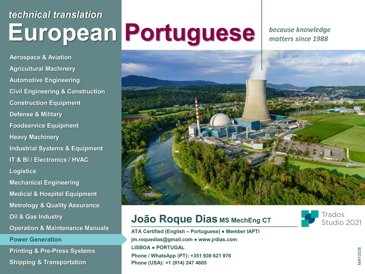 PORTranslation's tweet photo. Need translation into Portuguese for your POWER GENERATION documents? I can help: https://t.co/RB0zI8aclb https://t.co/BexcEmP0I7