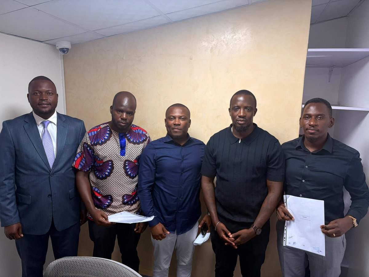 muhangimo's tweet photo. Today 19/5/2026, Athletes Talent Agency (ATA) signs with Top Boy Promotions for the Pay per view rights over the Uganda Boxing 🥊 Champions League 2026 @topboyproug @UBCL_Boxing @BoxingUganda https://t.co/mqeoV9JXDg