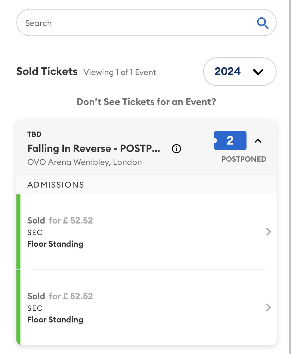 T0MMCOLLINS's tweet photo. Hey @AXS_UK 

Will I ever be refunded from  @FIROfficial cancelled gig in 2024?

Cheers 

#fallinginreverse #ronnieradke #AXS https://t.co/PRECEq7WI7