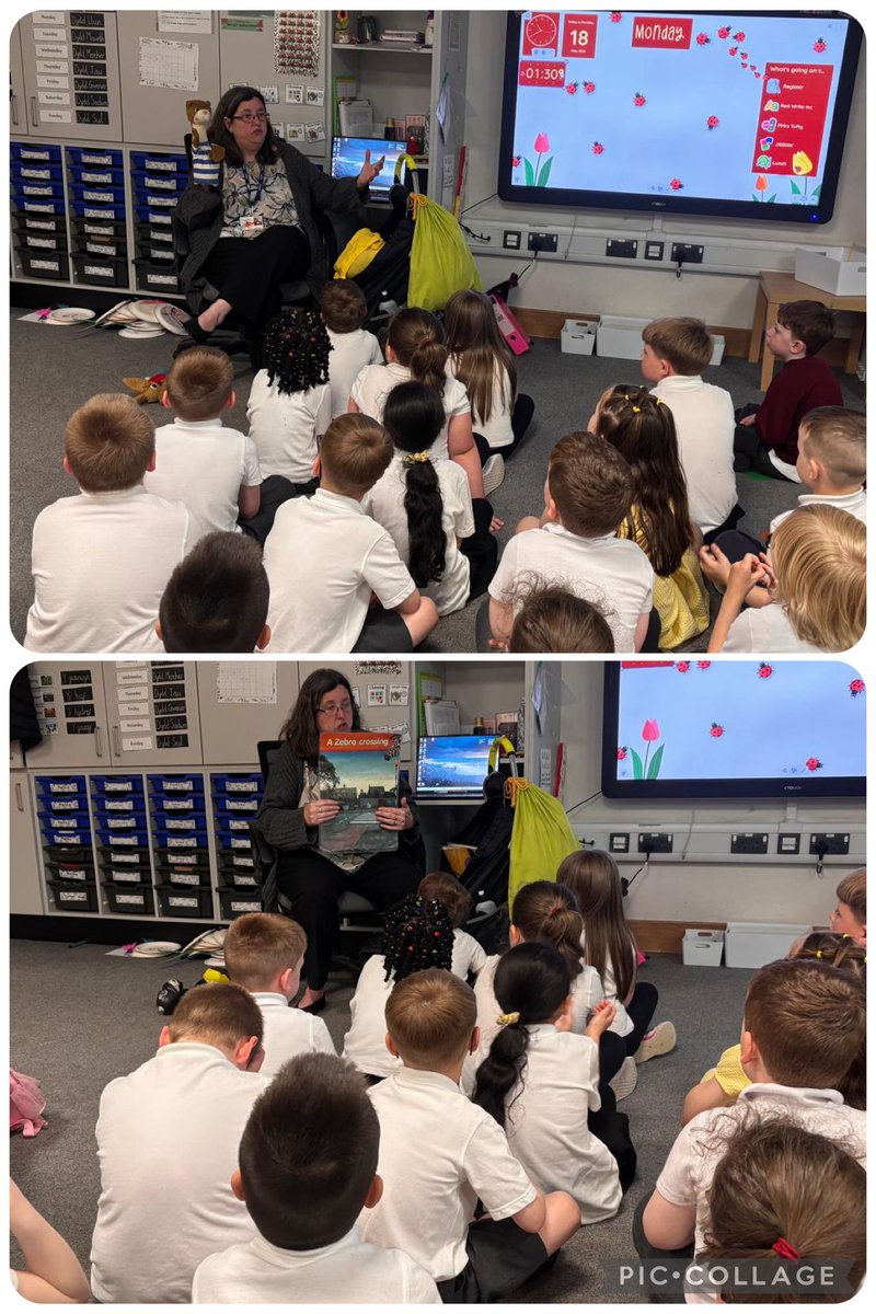 ALCSixBells1's tweet photo. 1MC enjoyed their visit from Mrs Tufty learning about always staying safe!🚗🚙 @ALC3to16 https://t.co/AguygjyBUB