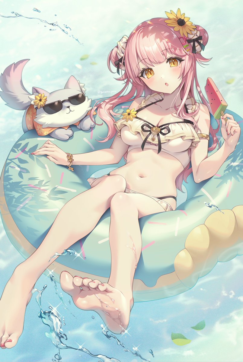 MerunMorino's tweet photo. Summer🍨

#Vtuber https://t.co/SvVp5GRm56