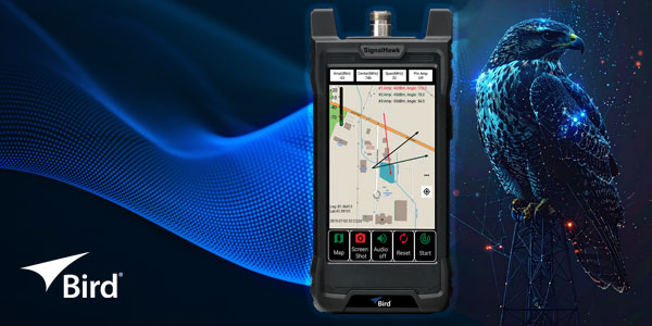 TesscoTech's tweet photo. The Bird SignalHawk® Spectrum Analyzer with Angle of Arrival (AOA) technology gives your team a faster, more reliable way to both identify and locate interfering signals in the field.

🛒 https://t.co/Yf5SHnlIGO https://t.co/vTP4IYlHhE